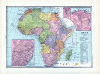 Africa, World Atlas 1925c from Prince Edward Island Atlas